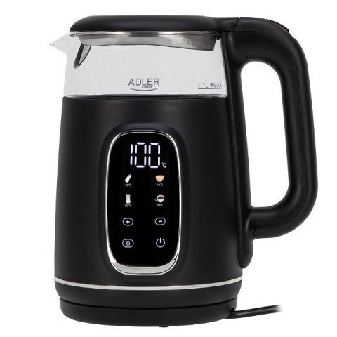 Czajnik elektryczny ADLER AD 1305 czarno-srebrny