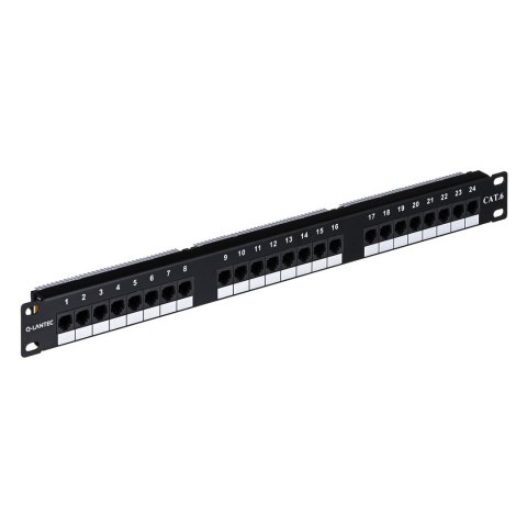 Q-LANTEC Patch panel UTP kat.6, 24 porty złącza LSA 1U Q-LANTEC Patch panel UTP kat.6, 24 porty złącza LSA 1U