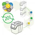 Zestaw koszy do segregacji Sortibox 3x20L szare ISWB20S3