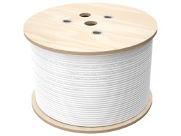 Multi-kabel Q-LANTEC Multimedia 2 x U/UTP kat.5E + 2 x RG6 + 2 x FO G657A1, PVC, szary 500m