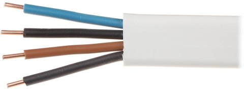 Przewód elektryczny drut płaski YDYp 450/750V 4x1,5mm2 ELEKTROKABEL 100m Przewód elektryczny drut płaski YDYp 450/750V 4x1,5mm2 ELEKTROKABEL 100m