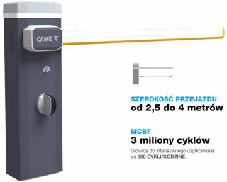 Szlaban CAME GARD GT4 - zestaw do 4 metrów