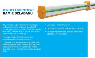 Szlaban CAME GARD GT8 - zestaw do 6 metrów