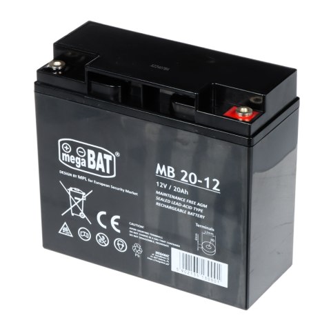 AKUMULATOR 12V/20AH-MB megaBAT AKUMULATOR 12V/20AH-MB megaBAT