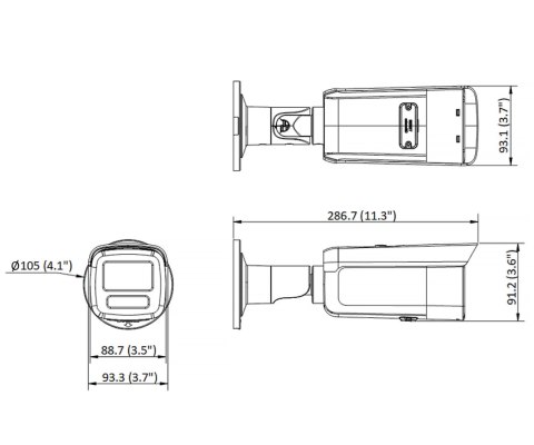 KAMERA IP DS-2CD2T46G2H-4I(2.8MM)(EF)/PL AcuSense - 4 Mpx Hikvision KAMERA IP DS-2CD2T46G2H-4I(2.8MM)(EF)/PL AcuSense - 4 Mpx Hikvision