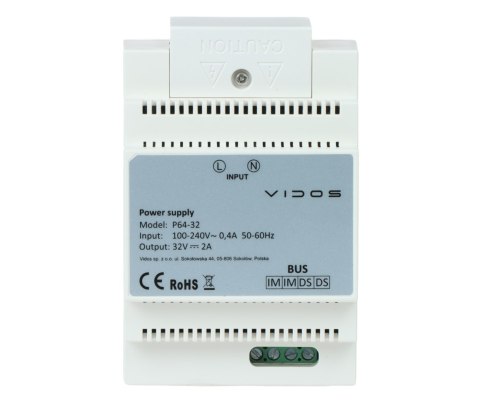 ZASILACZ P64-32 VIDOS 2IP VIDOS ZASILACZ P64-32 VIDOS 2IP VIDOS
