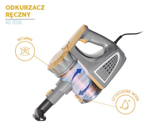 AD 7036 Odkurzacz ręczny - bezworkowy