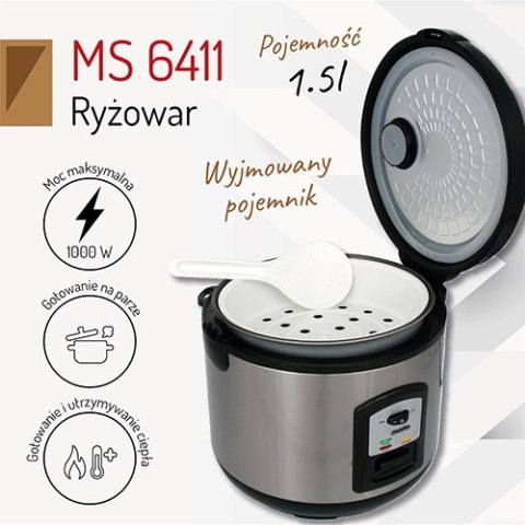MS 6411 Ryżowar garnek do ryżu MS 6411 Ryżowar garnek do ryżu