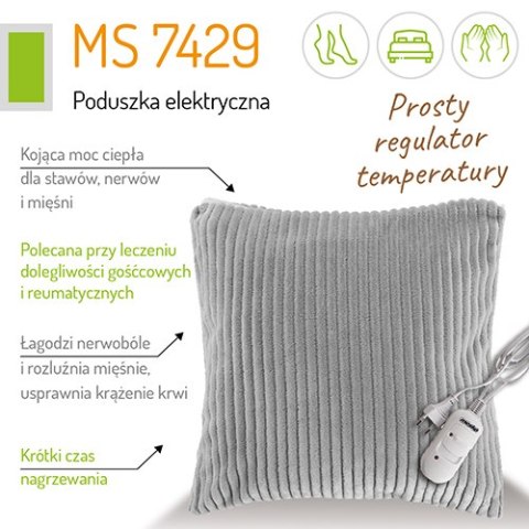 MS 7429 Poduszka elektryczna - szara MS 7429 Poduszka elektryczna - szara