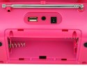 CR 1139 pink Radio z bluetooth / usb