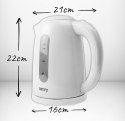 CR 1254 white Czajnik plastikowy 1,7 l