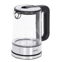 MS 1301 black Czajnik szklany 1,7 l z regulacją temp.