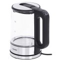 MS 1301 black Czajnik szklany 1,7 l z regulacją temp.