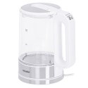 MS 1301 white Czajnik szklany 1,7 l z regulacją temp.