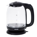 MS 1302 black Czajnik szklany 1,7 l