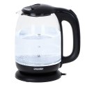 MS 1302 black Czajnik szklany 1,7 l