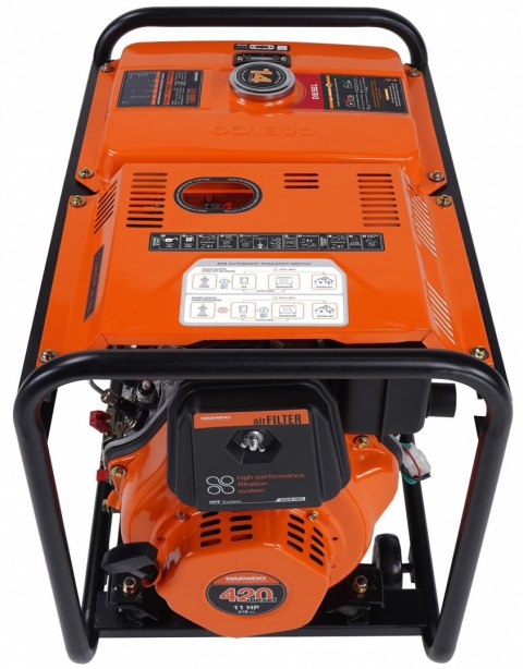 AGREGAT PRĄDOTWÓRCZY DIESEL DAEWOO DDAE 6000XE-3 5.0kW AGREGAT PRĄDOTWÓRCZY DIESEL DAEWOO DDAE 6000XE-3 5.0kW