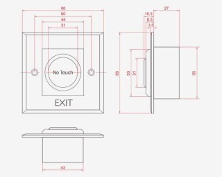 Czujnik zbliżeniowy SCOT BT-5B/IR