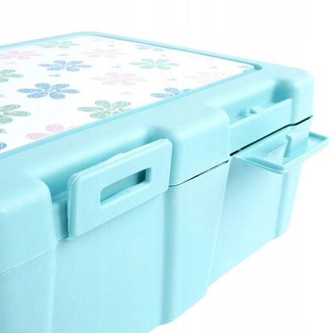 POJEMNIK ŚNIADANIOWY Z PRZEGRODĄ I SZTUĆCAMI LUNCHBOX ŚNIADANIÓWKA