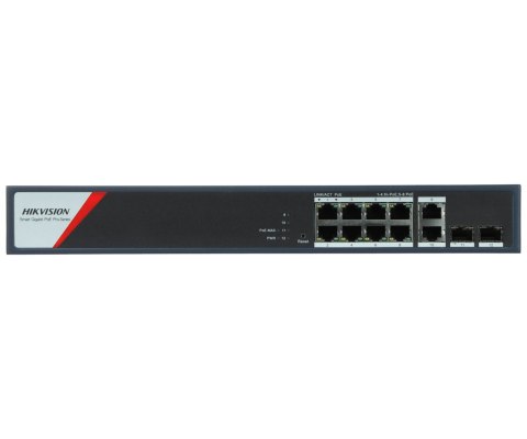 SWITCH POE DS-3E1512HP-SI-8P2T2F 8-PORTOWY SFP Hikvision