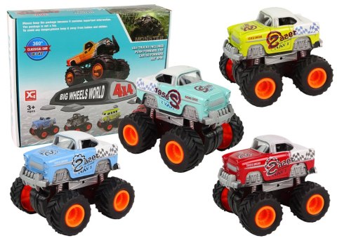 Auto 4x4 Klasyczny Model Na Dużych Kołach 4 Kolory Auto 4x4 Klasyczny Model Na Dużych Kołach 4 Kolory