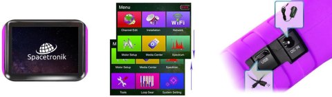 Miernik satelitarny Spacetronik S-22 DVB-S2/S2X IPTV M3U H.265 Miernik satelitarny Spacetronik S-22 DVB-S2/S2X IPTV M3U H.265