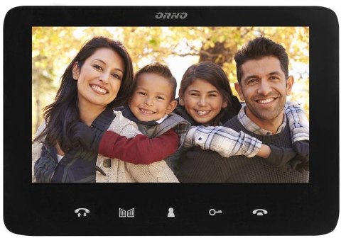 Wideodomofon 2-rodzinny ORNO OR-VID-VP-1072/B Wideodomofon 2-rodzinny ORNO OR-VID-VP-1072/B