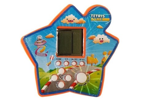 Gra Elektroniczna Kieszonkowa Tetris Gwiazdka Pomarańczowy Gra Elektroniczna Kieszonkowa Tetris Gwiazdka Pomarańczowy