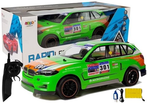 Auto Zdalnie Sterowane 1:10 2.4G Zielone Auto Zdalnie Sterowane 1:10 2.4G Zielone