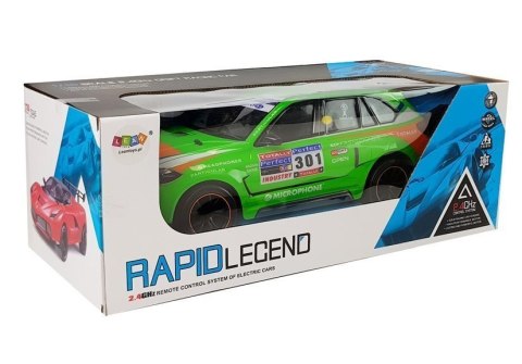Auto Zdalnie Sterowane 1:10 2.4G Zielone Auto Zdalnie Sterowane 1:10 2.4G Zielone