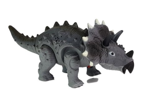 Dinozaur na Baterie Triceratops Szary Dinozaur na Baterie Triceratops Szary