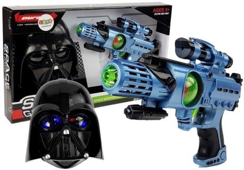 Pistolet Laserowy Maska Wojownika Kosmosu Zestaw Pistolet Laserowy Maska Wojownika Kosmosu Zestaw