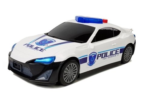 Auto Policyjne Schowek Garaż 2w1 Policjant Małe Autka Dźwięk Światła Auto Policyjne Schowek Garaż 2w1 Policjant Małe Autka Dźwięk Światła