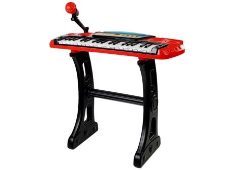 Keyboard ze Statywem Krzesełkiem 37 Klawiszy Czerwony Keyboard ze Statywem Krzesełkiem 37 Klawiszy Czerwony