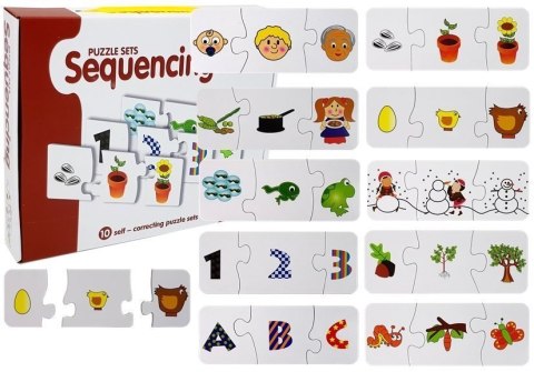 Puzzle Edukacyjne Układanka Nauka 10 Połączeń Puzzle Edukacyjne Układanka Nauka 10 Połączeń