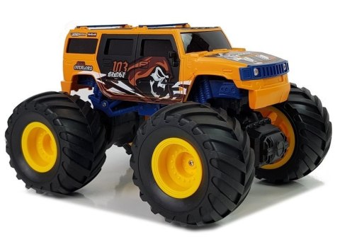 Auto Terenowe Duże Koła Bigfoot Zdalnie Sterowany 2.4G 1:18 Żółty Auto Terenowe Duże Koła Bigfoot Zdalnie Sterowany 2.4G 1:18 Żółty
