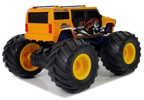 Auto Terenowe Duże Koła Bigfoot Zdalnie Sterowany 2.4G 1:18 Żółty Auto Terenowe Duże Koła Bigfoot Zdalnie Sterowany 2.4G 1:18 Żółty