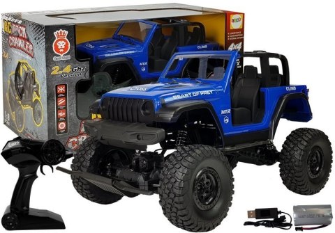 Auto Terenowe Zdalnie Sterowane 4x4 Amortyzatory 2.4G Niebieski Auto Terenowe Zdalnie Sterowane 4x4 Amortyzatory 2.4G Niebieski