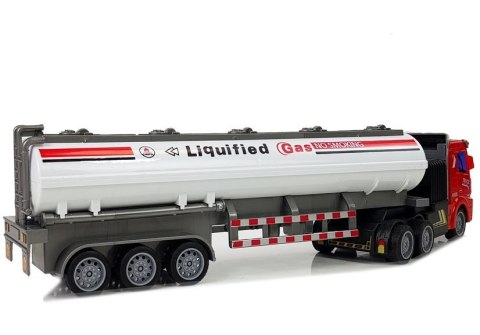 Ciężarówka Cysterna Gaz Zdalnie Sterowana 1:48 Biała Ciężarówka Cysterna Gaz Zdalnie Sterowana 1:48 Biała