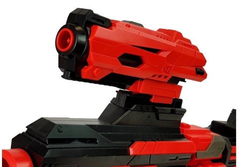 Duży Pistolet Karabin Na Piankowe Naboje 40 Sztuk Czerwono- Czarny Celownik Duży Pistolet Karabin Na Piankowe Naboje 40 Sztuk Czerwono- Czarny Celownik