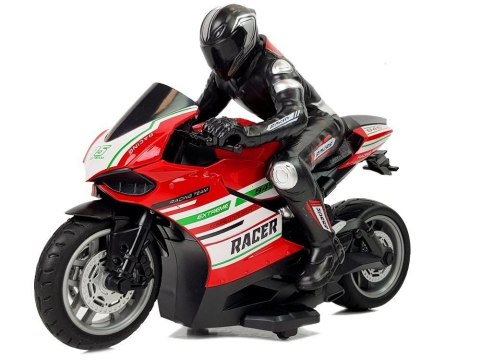 Motor Sportowy Ścigacz Zdalnie Sterowany 2.4G Zasięg 35 m Czerwony Motor Sportowy Ścigacz Zdalnie Sterowany 2.4G Zasięg 35 m Czerwony