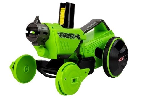 Pistolet Wyrzutnia Autko 2 w 1 Zdalnie Sterowany Piankowe Krążki Zielony Pistolet Wyrzutnia Autko 2 w 1 Zdalnie Sterowany Piankowe Krążki Zielony