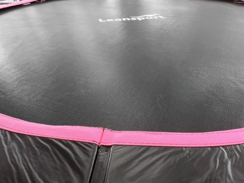 Trampolina LEAN Sport Max 14ft Czarno-Różowa Trampolina LEAN Sport Max 14ft Czarno-Różowa