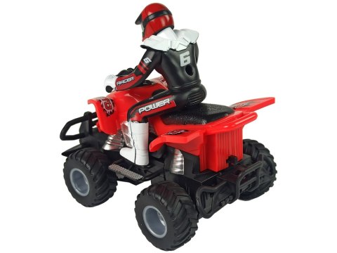 Quad Zdalnie Sterowany Czerwony 1:16 Na Baterie Quad Zdalnie Sterowany Czerwony 1:16 Na Baterie