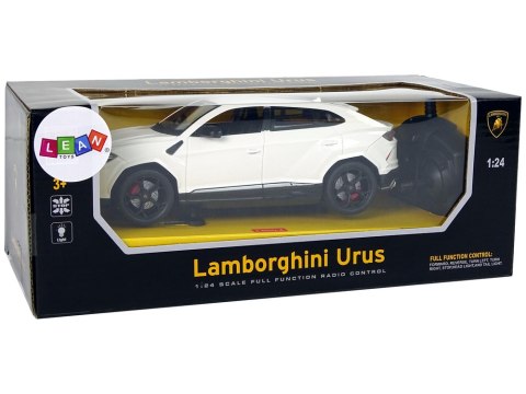 Auto R/C 1:24 Lamborghini Urus Biały 2.4 G Światła Auto R/C 1:24 Lamborghini Urus Biały 2.4 G Światła