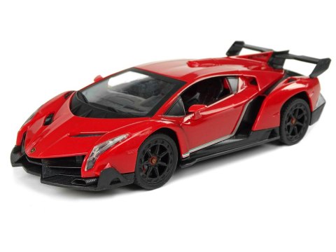 Auto Sportowe R/C 1:24 Lamborghini Veneno Czerwone 2.4 G Światła Auto Sportowe R/C 1:24 Lamborghini Veneno Czerwone 2.4 G Światła