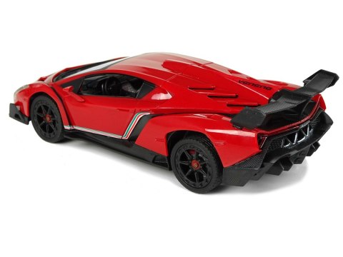 Auto Sportowe R/C 1:24 Lamborghini Veneno Czerwone 2.4 G Światła Auto Sportowe R/C 1:24 Lamborghini Veneno Czerwone 2.4 G Światła