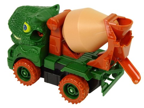 Ciężarówka Betoniarka Dinozaur do Rozkręcania Zielony Akcesoria Ciężarówka Betoniarka Dinozaur do Rozkręcania Zielony Akcesoria