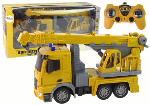 Dźwig Pojazd Budowlany 2.4G R/C Żółta 1:12 Dźwig Pojazd Budowlany 2.4G R/C Żółta 1:12