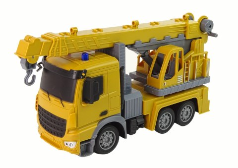 Dźwig Pojazd Budowlany 2.4G R/C Żółta 1:12 Dźwig Pojazd Budowlany 2.4G R/C Żółta 1:12